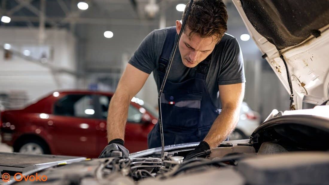 Reparar o cambiar un componente del coche