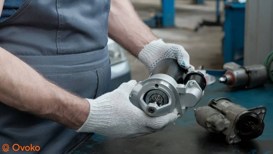 Reparar o cambiar un componente del coche